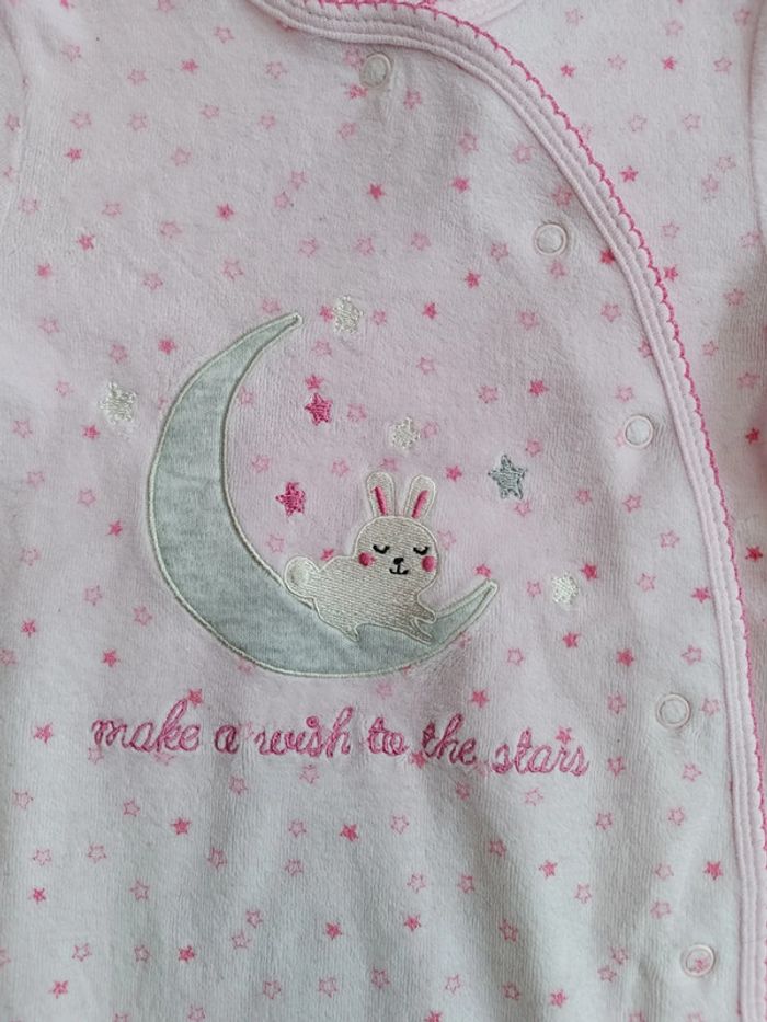 🔸Pyjama rose étoiles Early Days – 6 mois 🔸 - photo numéro 3