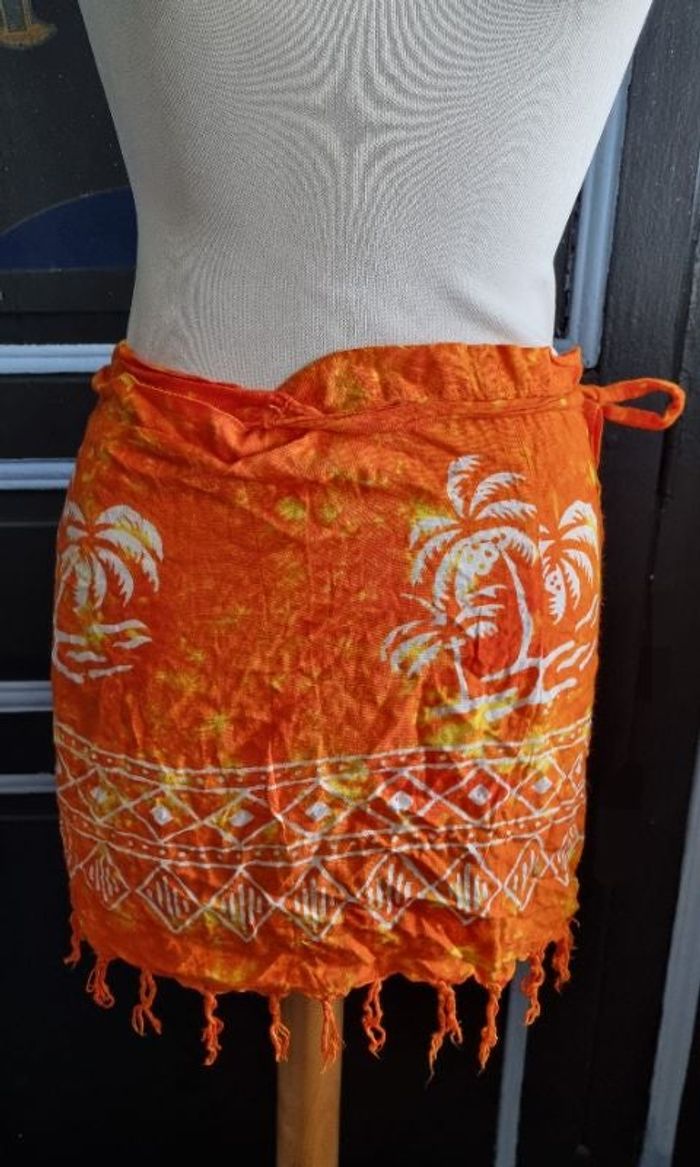 Paréo motif palmiers