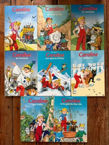 État très bon - Bord jaune - Lot de 8 livres bd albums Caroline Pierre Probst