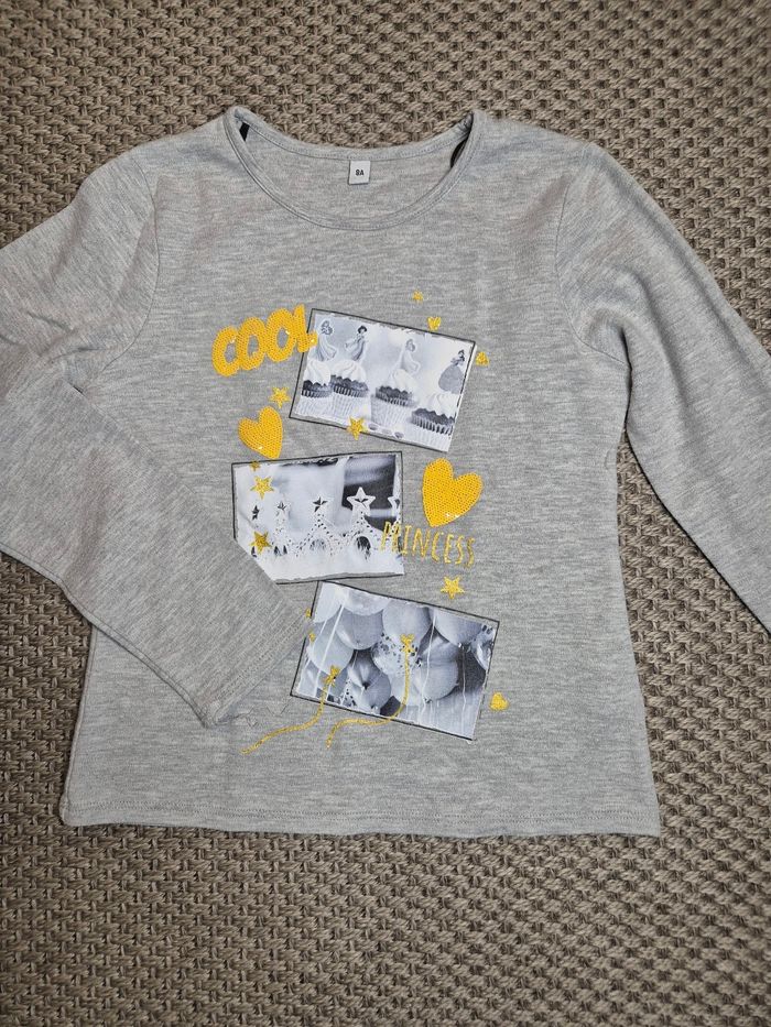 Lot de 2 t-shirts ML "Poudlard" et "Princess party" fille - 8 ans - photo numéro 5