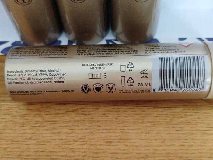 Gold texturizing spray wax 4 x 75 ml - photo numéro 3