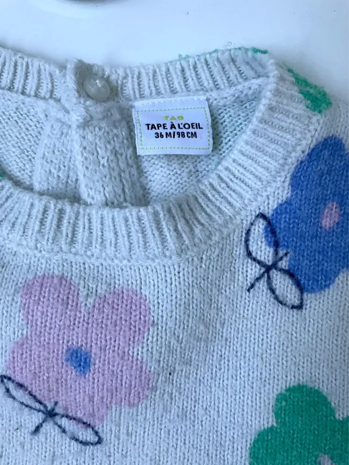 Pull fleuri - photo numéro 2
