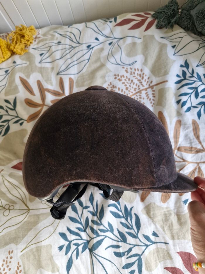 Bombe casque équitation enfant/adulte taille 56 cm M Décathlon - photo numéro 2