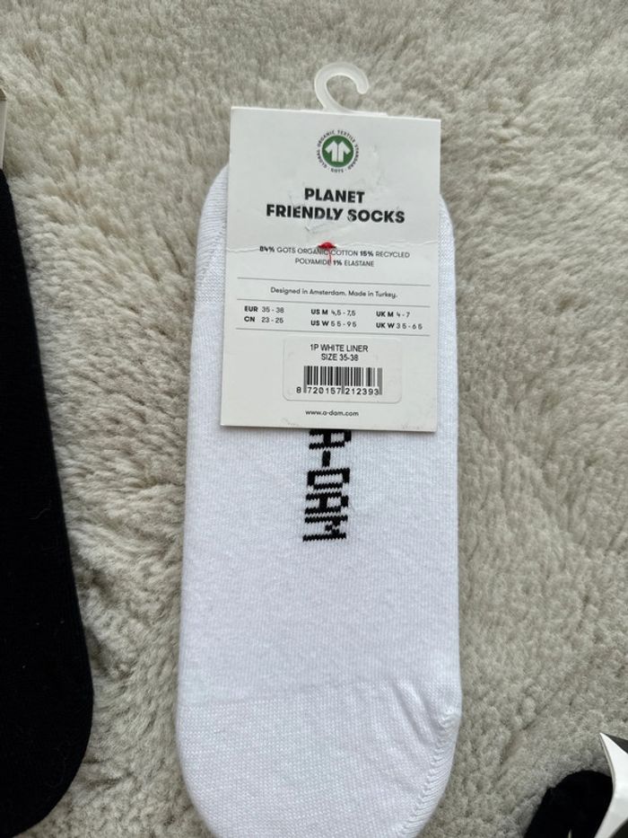 🧦Lot 2 collants bamboo - hiver - taille S- Lot Socks- T35 a 38- neuf avec étiquette - photo numéro 8