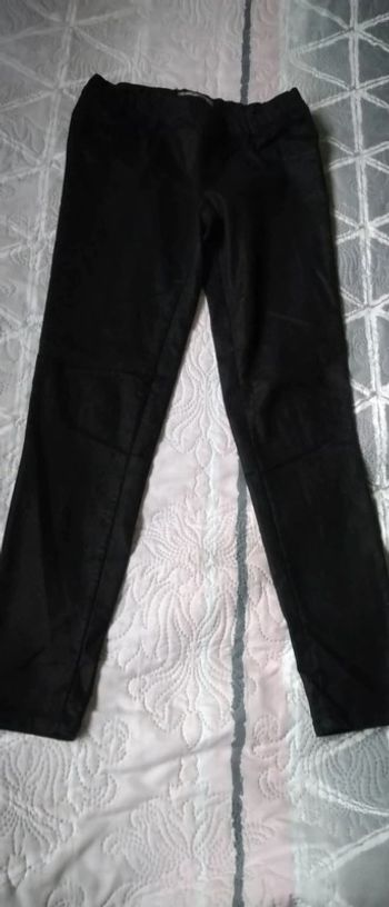 Jegging slim aspect brillant neuf gris 10 ans kihawo