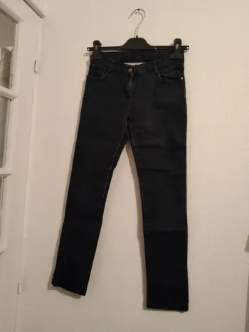 jean bleu foncé cyrillus fille 10 ans