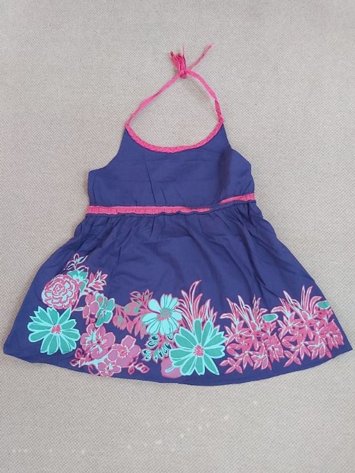 Tunique dos nu violette foncé, fushia 10 ans - La Cie des petits