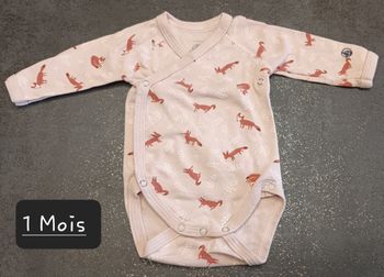 Body manches longues 1mois
