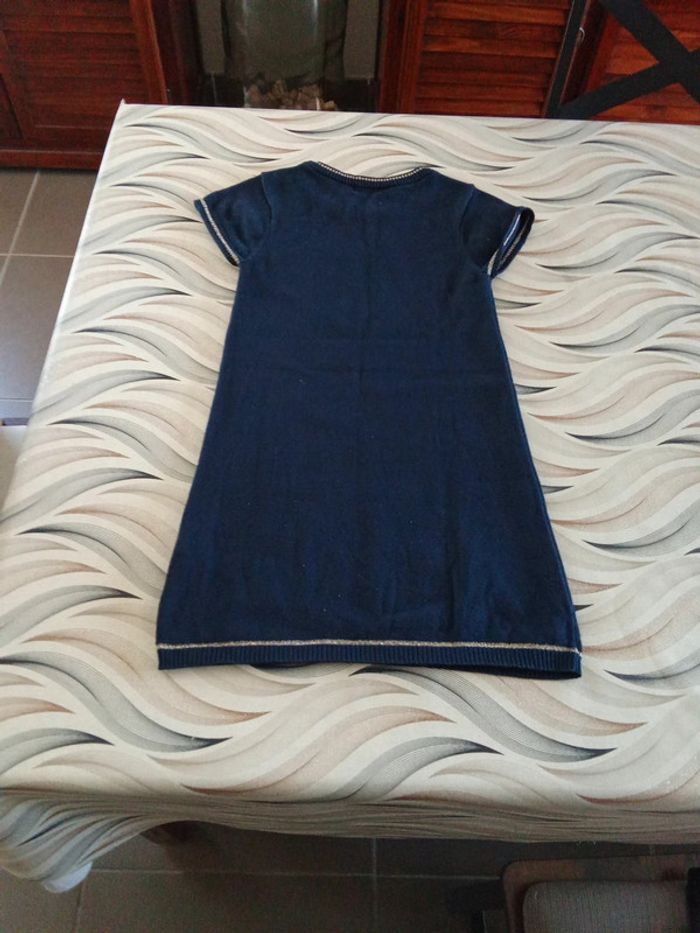 Robe bleu marine écriture rock 8 ans orchestra - photo numéro 3