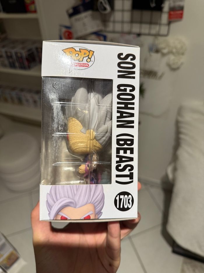 Funko Pop Son Gohan ( Beast ) Glow Chase 1703 - Dragon Ball Super Hero - photo numéro 3