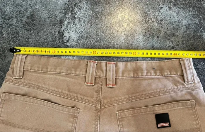 Short workwear beige homme Craftsman 34x30 Pantaloncini carpentiere uomo Zimmermannsshorts Herren - photo numéro 6