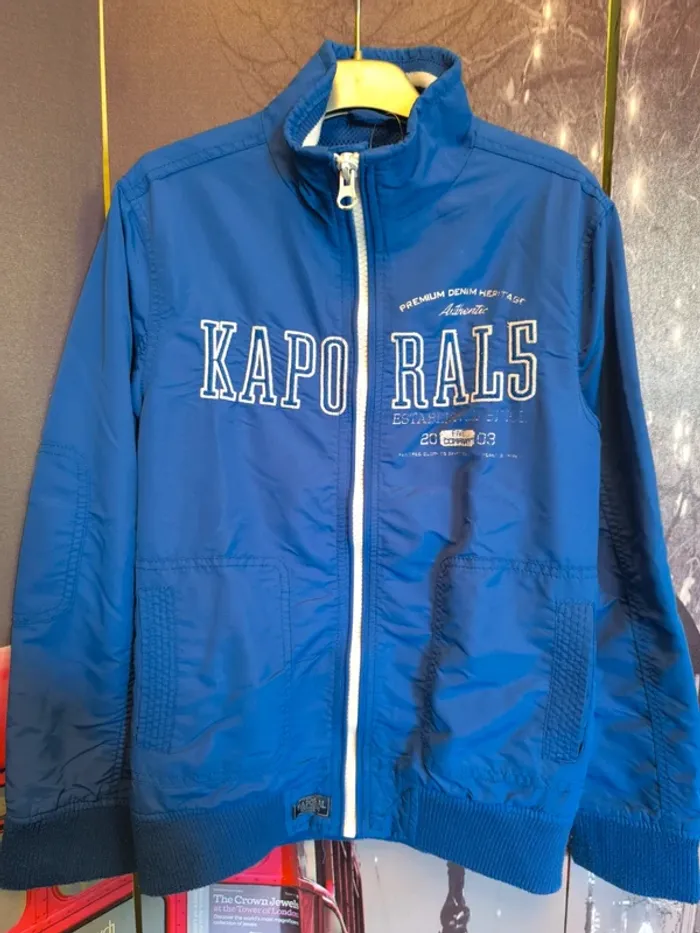 79869 veste zippée bleu garçon 12 ans