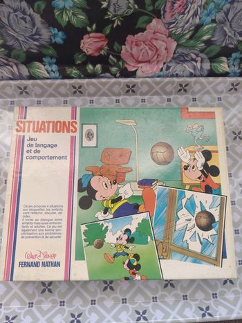 Jeu de langage et de comportement Situations Disney Nathan vintage