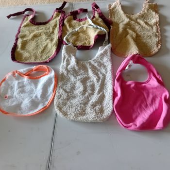 Lot de 6 bavoirs