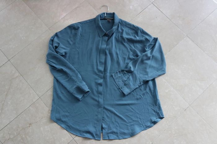 H&M - Chemise bleu - photo numéro 3