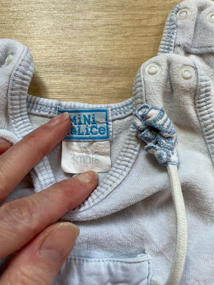 Pyjama une pièce dans manches 3 mois - photo numéro 4
