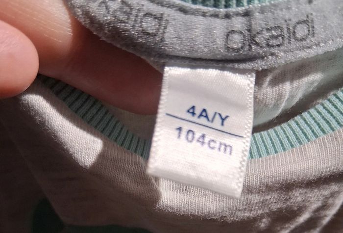 Tee-shirt manches courtes taille 4 ans okaidi - photo numéro 3