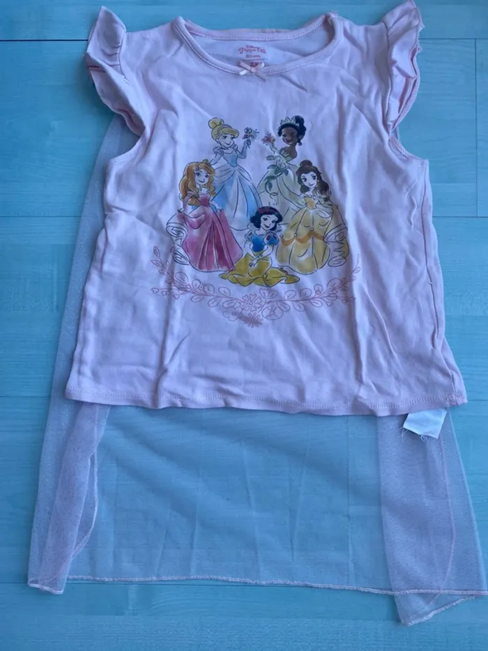 Pyjama fille Disney princesses zippy 6/7 ans - photo numéro 3