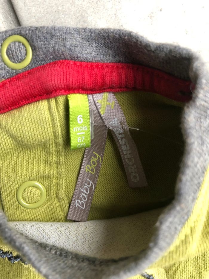 Pull fin t-shirt manche longue bébé garçon Orchestra Baby boy taille 6 mois / 67 cm - photo numéro 3