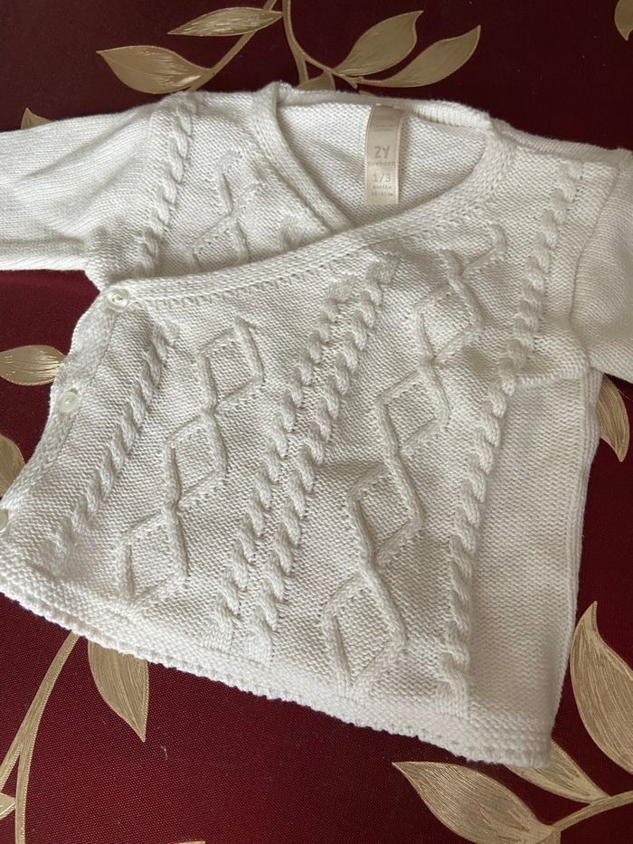 Gilet blanc Zy Newborn - photo numéro 2