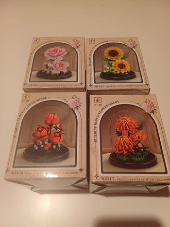 Blocs de construction fleurs.