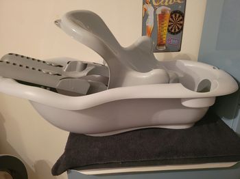 Baignoire bébé et transat 
