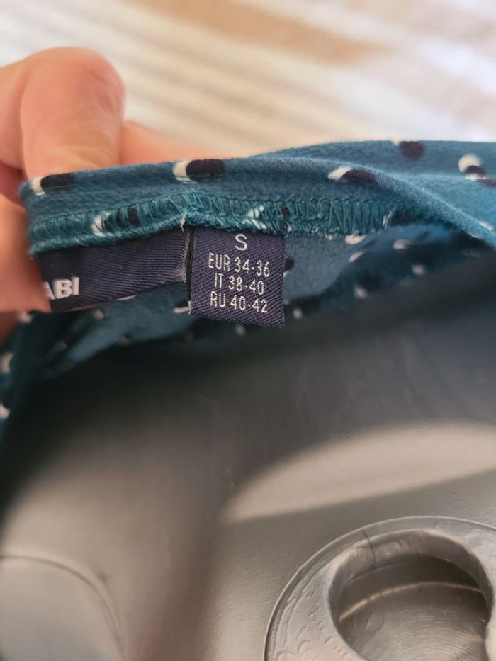 Joli top vert à motifs 36/38 - photo numéro 7