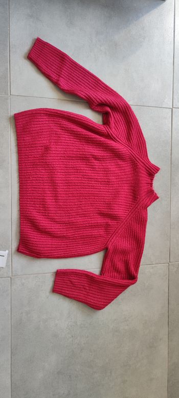 Pull rouge femme taille L