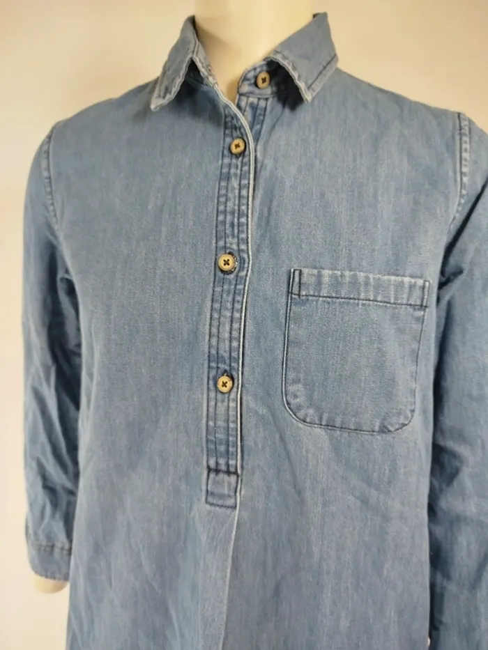 Tunique en jean - Mango taille S A172 - photo numéro 6