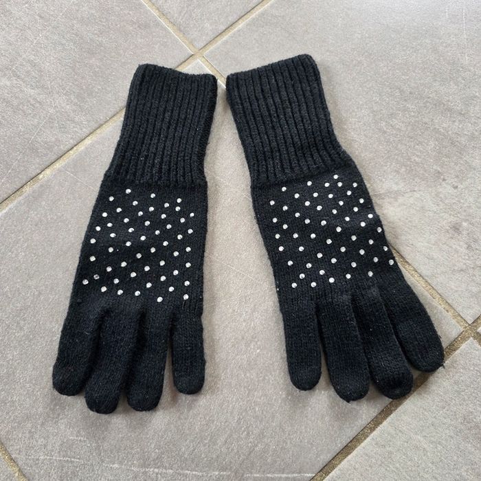 Paire de gant avec strass