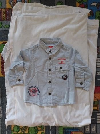 Chemise manches longues