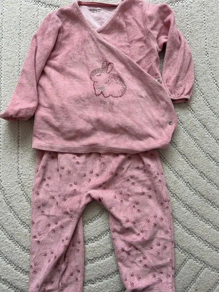 Pyjama 2 pièces rose