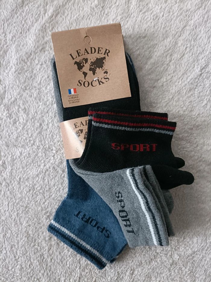 3 paires de chaussettes leader socks en 43/46 - photo numéro 2