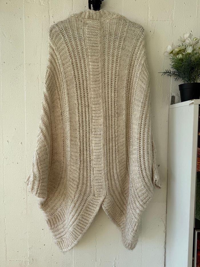 Long gilet crème Cache Cache - photo numéro 3