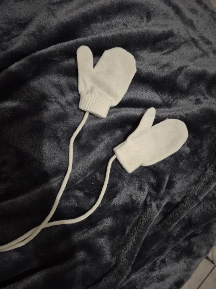 Ensemble bonnet snood moufles - photo numéro 2