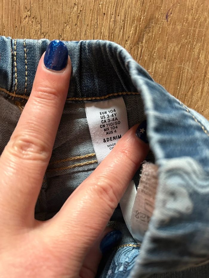 Short jean licorne h&m 3/4 ans - photo numéro 7