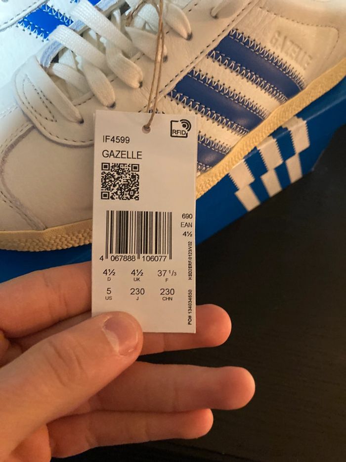 Baskets Basses Femme adidas Chaussure Gazelle Palace Bold Bleu - Taille 37 1/3 - photo numéro 8
