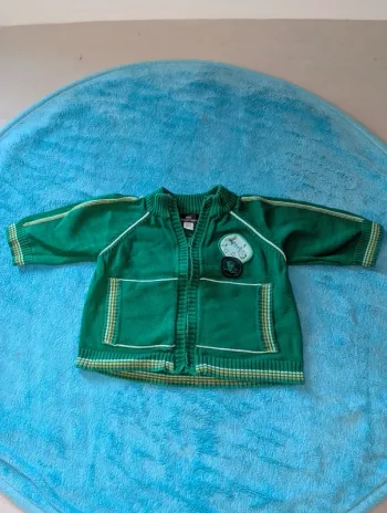 Gilet garçon 3 mois vert sergent major