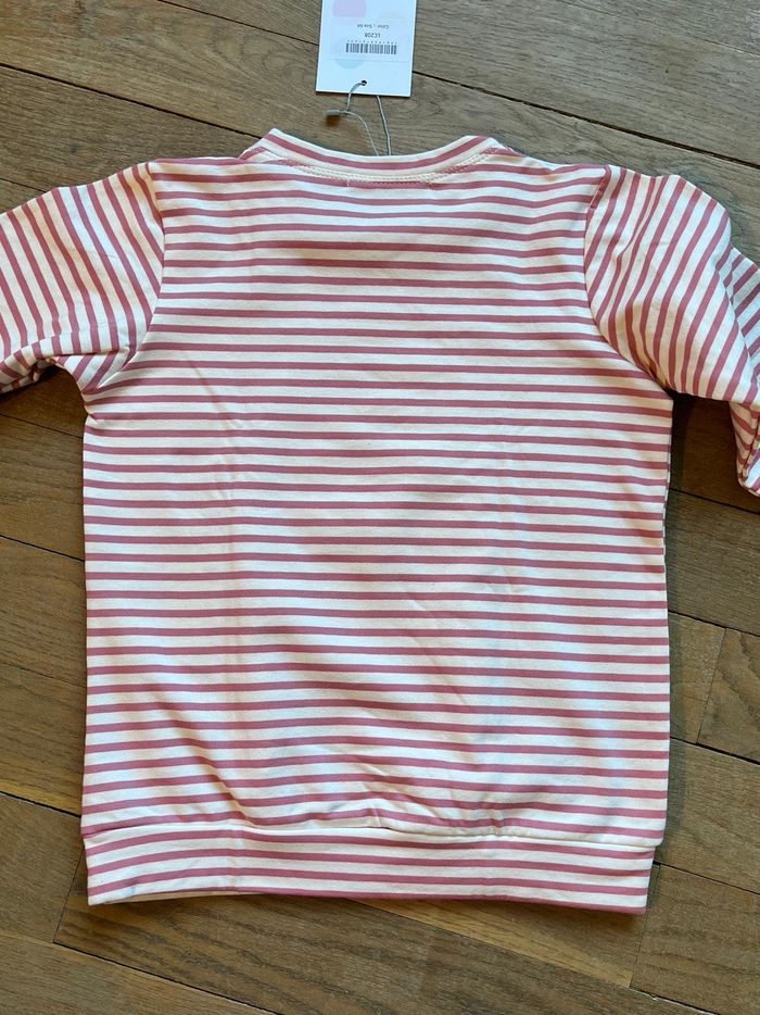 Sweat rose Little Celebs 6 ans neuf - photo numéro 3