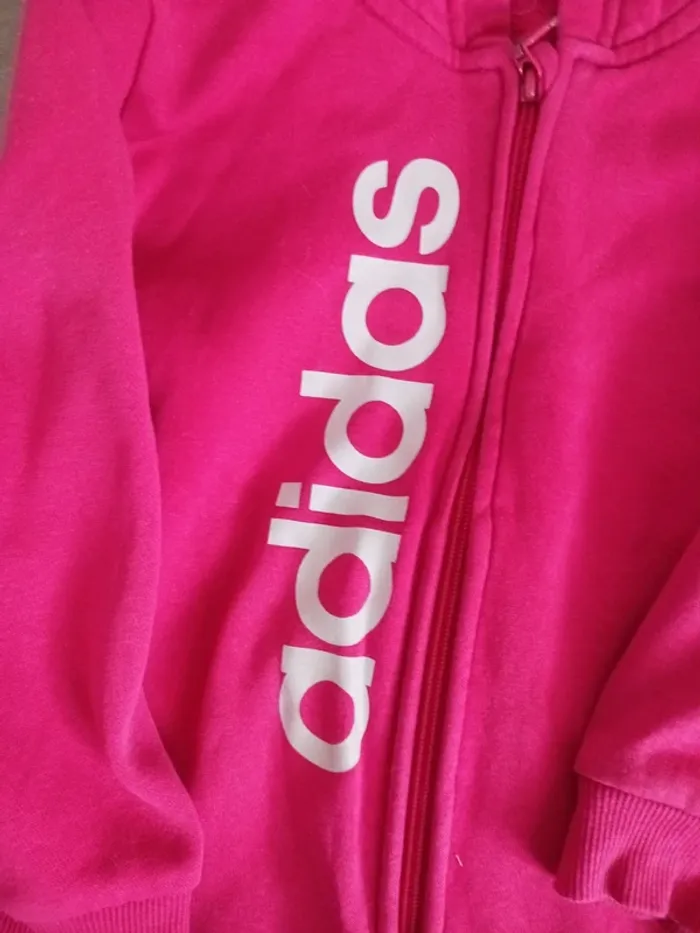 Veste à capuche Adidas 4 ans - photo numéro 2