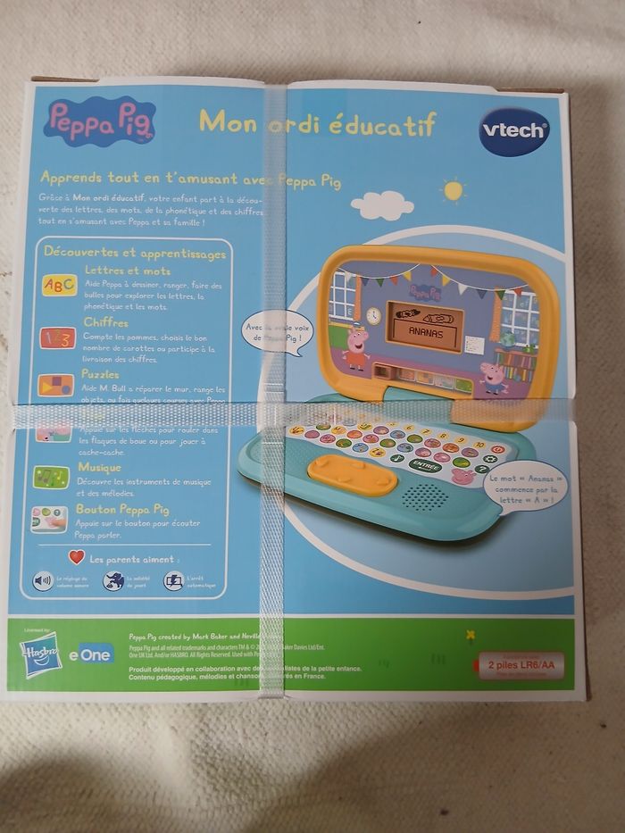 Mon ordinateur éducatif vtech neuf peppa pig - photo numéro 4