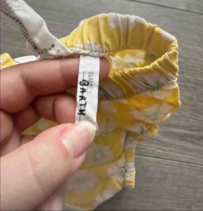 Bloomer fille léger jaune H&M 12/18 mois - photo numéro 4