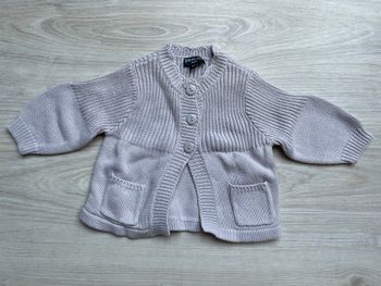 Gilet gris Bob et Julie 3 mois