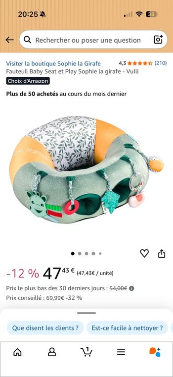 coussin bébé assis 