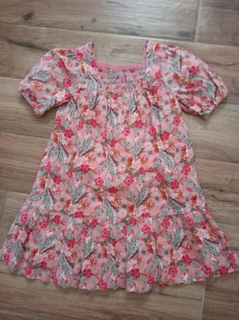 Robe fleurie rose Sergent Major 6 ans