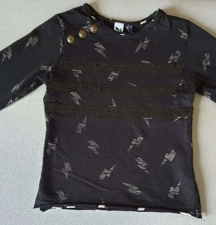 Tee-shirt manches longues 3 Pommes 2/3 ans - photo numéro 2