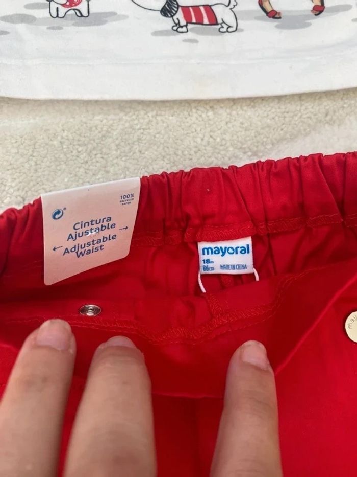 Ensemble Mayoral rouge et blanc - photo numéro 4