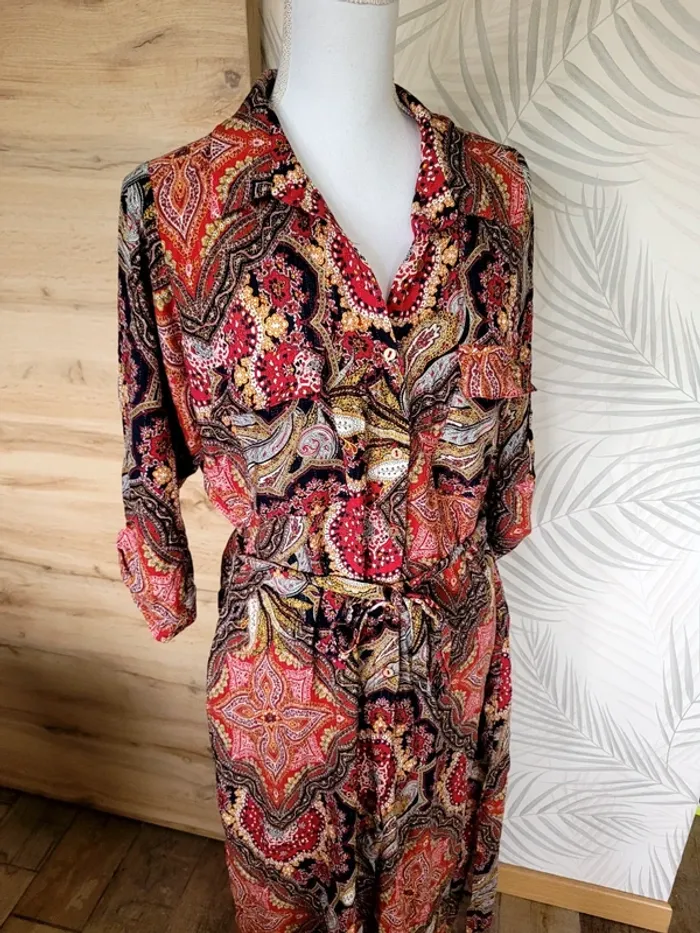 Robe paprika taille S femme - photo numéro 4