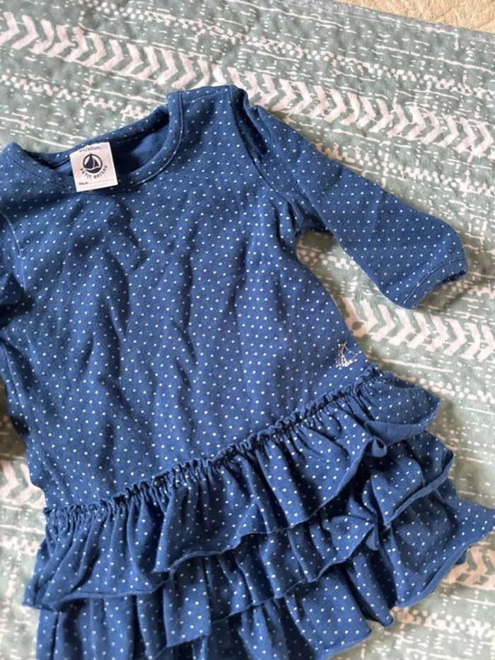 Robe tissu fin taille 3 mois petit bateau - photo numéro 3