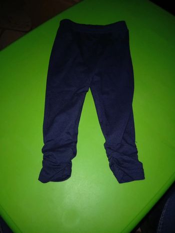 Leggings bleu marine 2ans